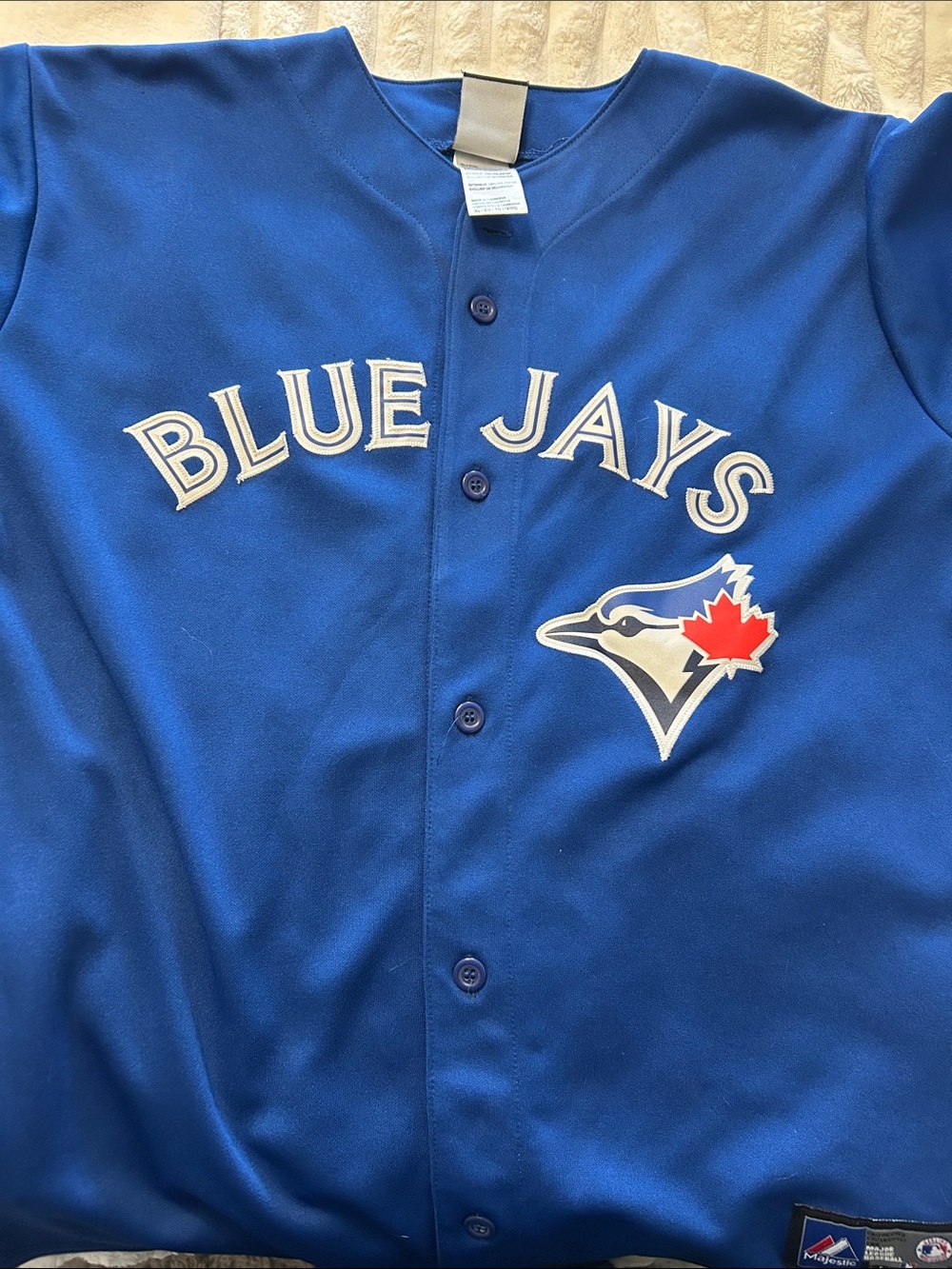 Toronto Blue Jays Kids Royal Blue Button-Up Jersey